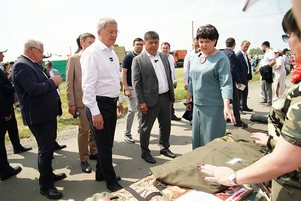 Республика Башлығы - Хәйбулла районы һабантуйында