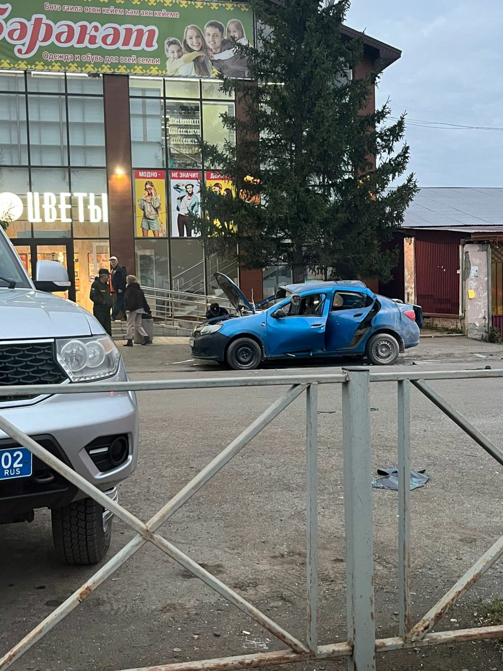 Асҡарҙа машина шартлаған, эсендә хужаһы булған...