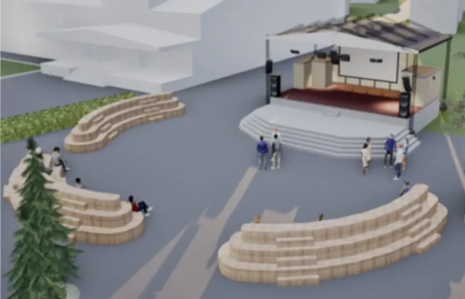 Шаранда үҙәк майҙан төҙөкләндерелә