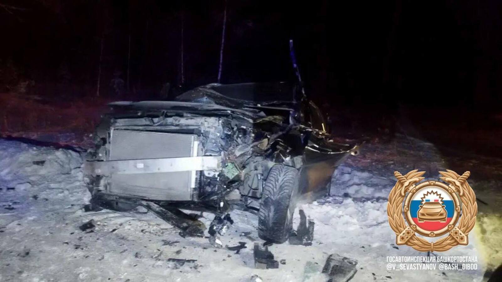 Водитель ваҡиға урынында һәләк булған