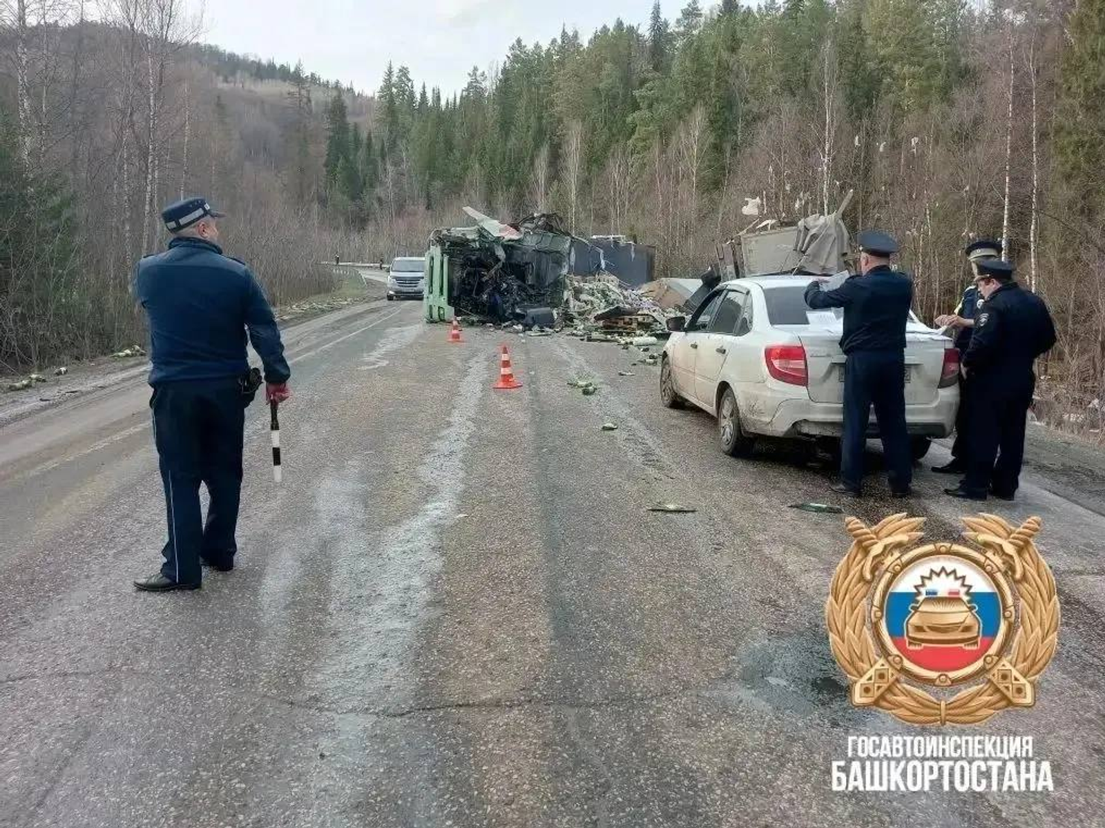 Ҡот осҡос аварияла ике кеше һәләк булған...