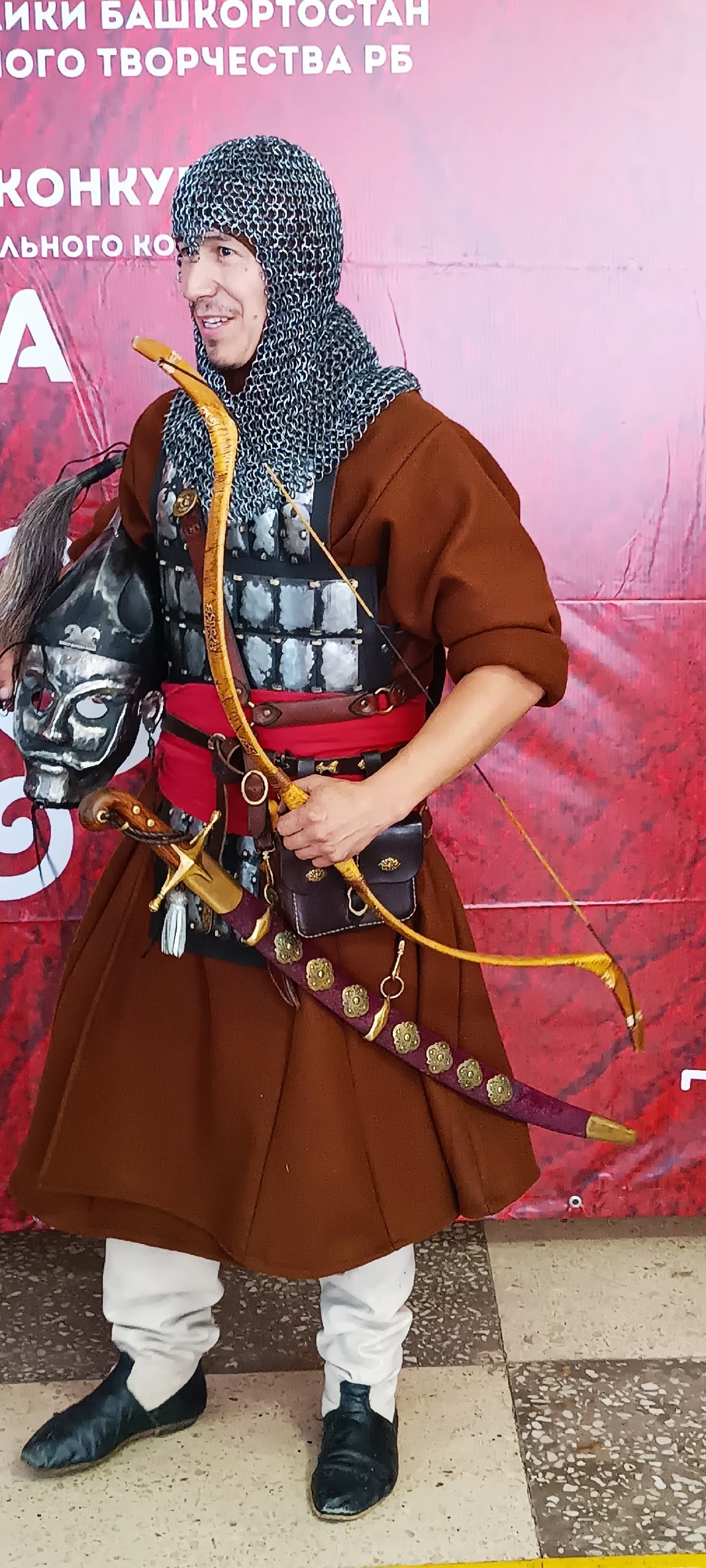 13-сө быуат башҡорт яугиренең хәрби кейемен эшләгән