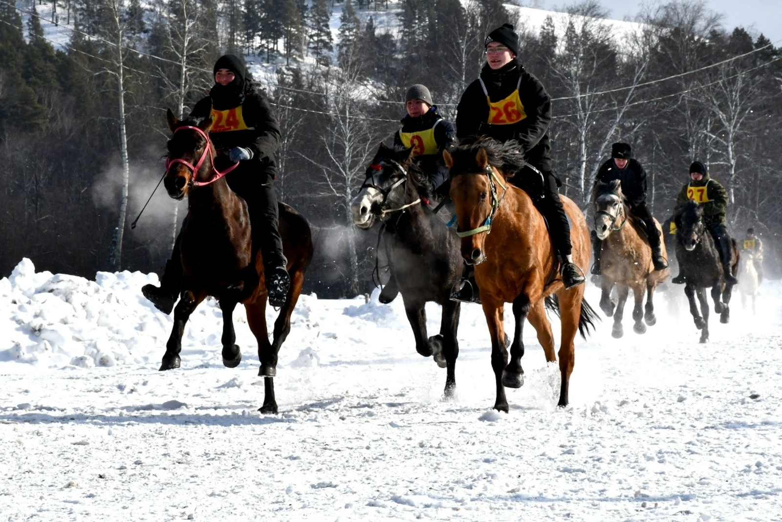 Бөрйәндә - Исмәғил Ғәбитов исемендәге ҡышҡы ат ярыштары