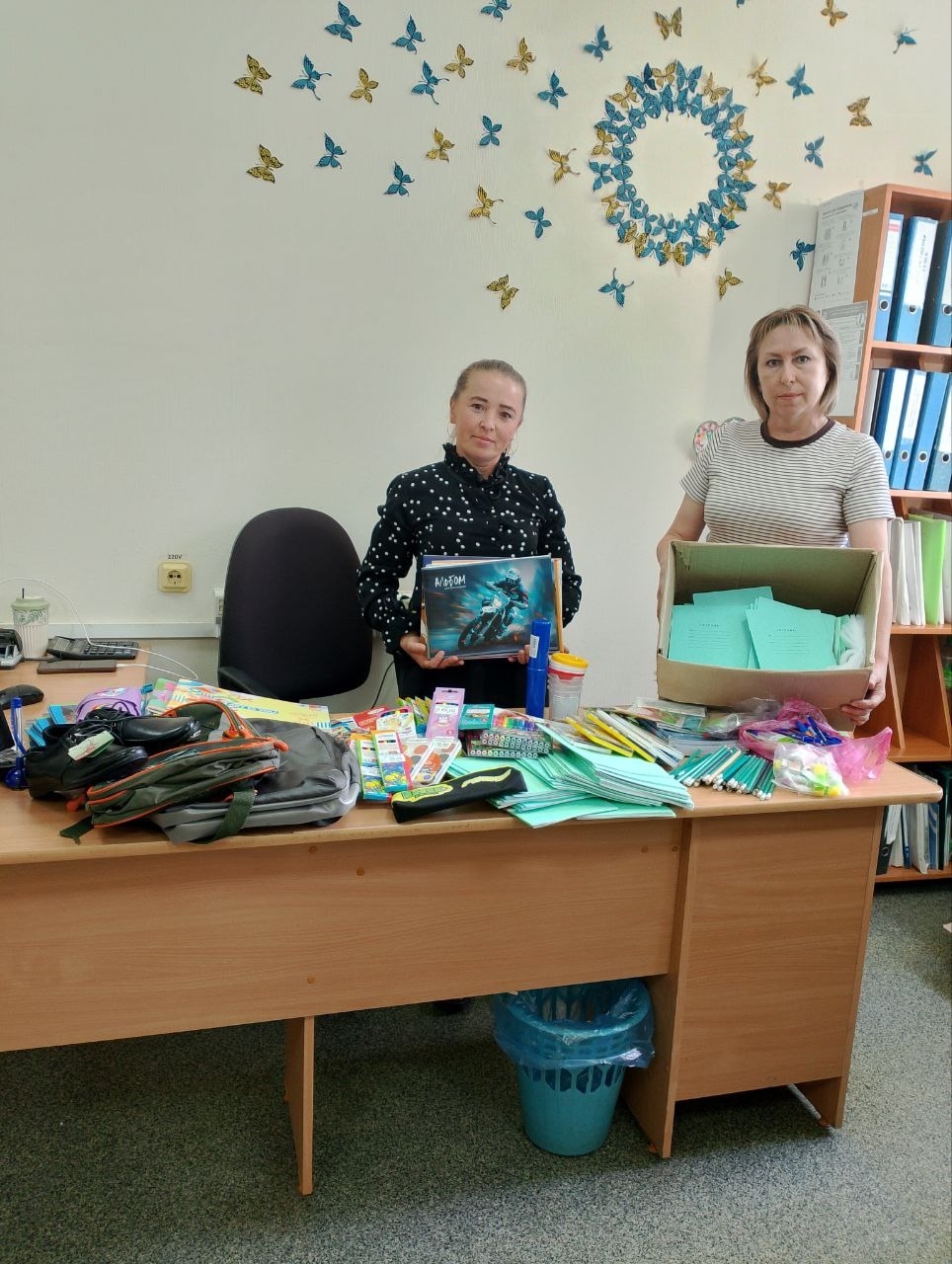 Мәктәпкә йыйынырға ярҙам иткәндәр