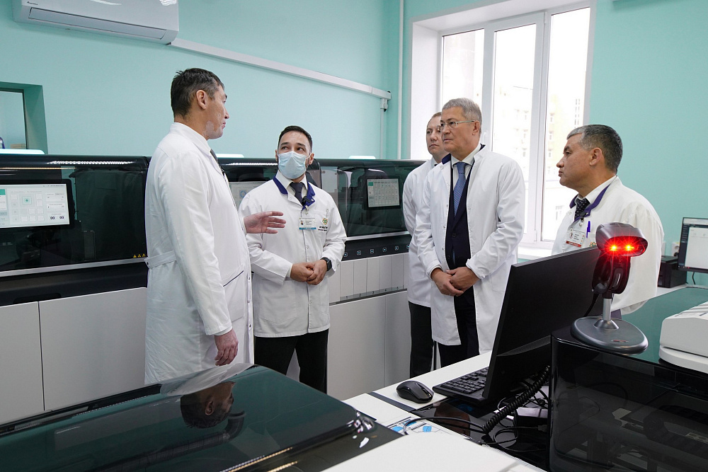 Төп дауахана лабораторияһында – өр-яңы технология ҡорамалдары